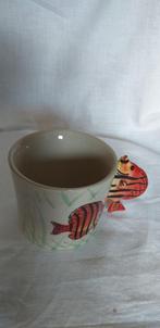 Tasse decor poisson, Maison & Meubles, Comme neuf, Enlèvement ou Envoi