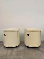 Kartell Componibili Vintage 2 stuks - kastjes op wieltjes, Huis en Inrichting, Ophalen, Gebruikt