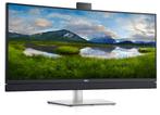 Dell 34 gebogen monitor voor videoconferenties - C3422WE, Computers en Software, Monitoren, Ophalen, IPS, Dell, DisplayPort