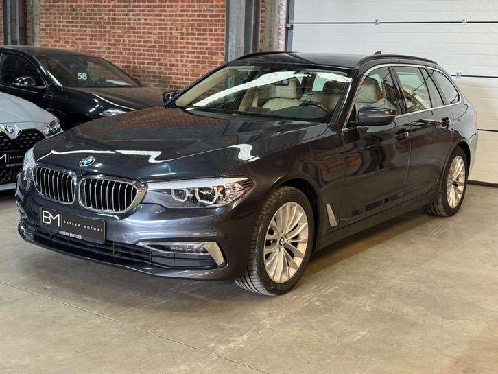 BMW 518 dA Automaat Navi Leder LED Trekhaak Luxury EURO6, Auto's, BMW, Bedrijf, Te koop, 5 Reeks, ABS, Airbags, Airconditioning