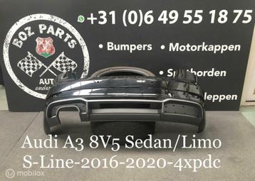 AUDI A3 8V SEDAN LIMOUSINE ACHTERBUMPER S-LINE 2016-2020 beschikbaar voor biedingen