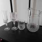 wijnglazenset crystal Eclat Longchamp, Antiek en Kunst, Ophalen of Verzenden