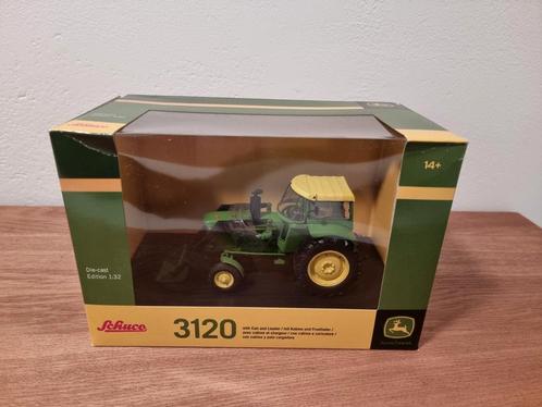 John Deere 3120 met voorlader Schuco, Hobby en Vrije tijd, Modelauto's | 1:32, Nieuw, Tractor of Landbouw, Schuco, Ophalen of Verzenden