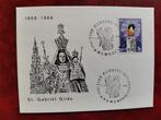 FDC Belgie 1968 - Kerstmis - Sint-Gabriel Gilde, Kerst, Ophalen of Verzenden, 1e dag stempel, Gestempeld