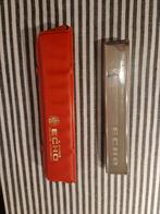 Harmonica Hohner Echo avec étui de transport rouge, Enlèvement ou Envoi