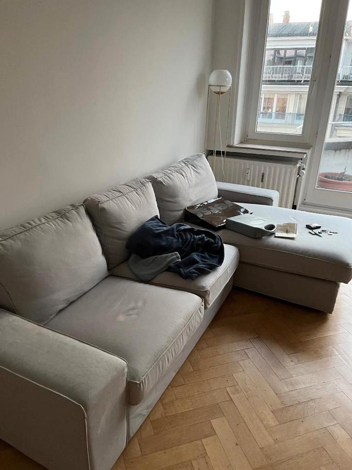 3-zits sofa, Huis en Inrichting, Zetels | Zetels, Gebruikt, Hoekbank, Driepersoons, 200 tot 250 cm, 75 tot 100 cm, Ophalen