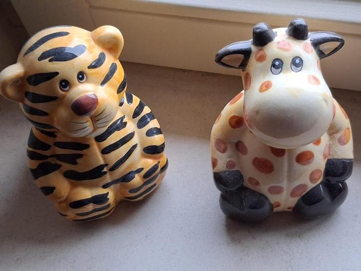 Spaarpotjes   "kleurrijk lieve diertjes"  NIEUW, Verzamelen, Spaarpotten, Ophalen