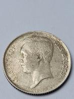 Albert l  1 franc 1912 frans opschrift, Ophalen of Verzenden, Zilver, Zilver