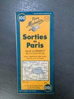 Vintage wegenkaart Michelin No. 100 Sorties de Paris 1950, Ophalen of Verzenden, Gelezen