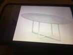 Ovale eettafel blad, Ophalen, Overige materialen, 100 tot 150 cm, Vijf personen of meer