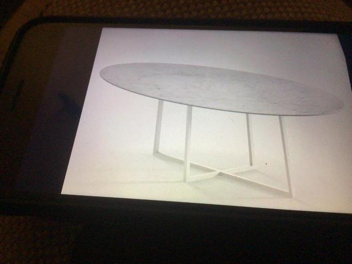 Ovale eettafel blad, Huis en Inrichting, Tafels | Eettafels, Nieuw, 100 tot 150 cm, 200 cm of meer, Vijf personen of meer, Ovaal
