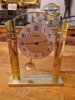 Vintage  AMS massief messing quarts tafelklok, Enlèvement ou Envoi