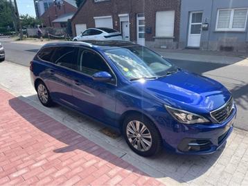 Peugeot 308 SW de 2018, Carnet d'entretien, Boîte manuelle, Noir, 5 portes