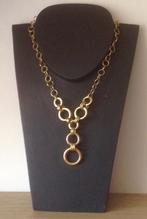 Victoria jewels vergulde halsketting, halssnoer - nieuw, Overige materialen, Verstelbaar, Nieuw, Ophalen of Verzenden