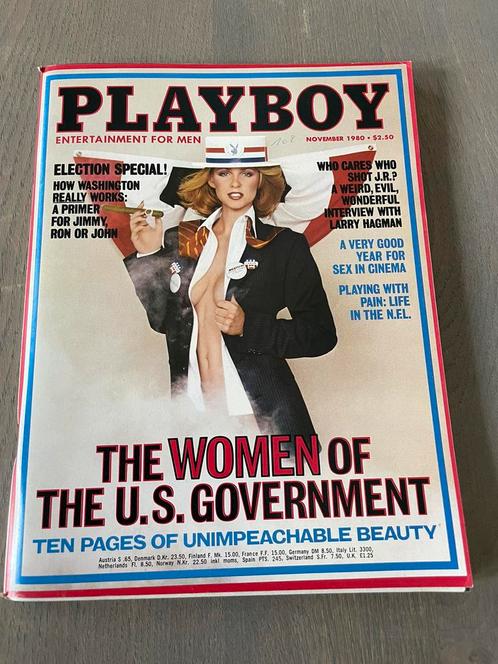 Vintage Playboy magazine november 1980. Vol. 27. No11, Collections, Revues, Journaux & Coupures, Journal ou Magazine, 1960 à 1980