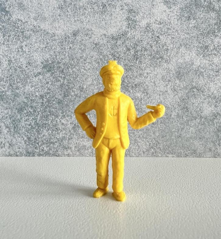Figurine Capitaine Haddock - Tintin Stenval 1971, Collections, Personnages de BD, Utilisé, Statue ou Figurine, Tintin, Enlèvement ou Envoi
