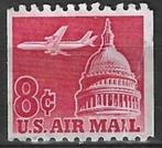 USA 1962 - Yvert 61 PA H - Vliegtuig en Capitool (ST), Timbres & Monnaies, Timbres | Amérique, Affranchi, Envoi