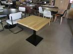 Nieuw bistro tafel massief eiken blad 300 euro., Huis en Inrichting, Ophalen, Nieuw