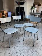 4 prachtige vintage formica stoelen, Huis en Inrichting, Stoelen, Ophalen, Zo goed als nieuw