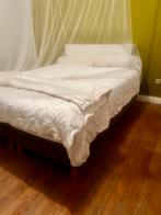 Supercomfortabel tweepersoonsbed op dubbele springbox., Huis en Inrichting, Slaapkamer | Bedden, Ophalen, Gebruikt, Tweepersoons