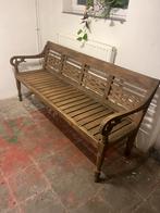 Antiek tuinbank, Tuin en Terras, Ophalen, Gebruikt