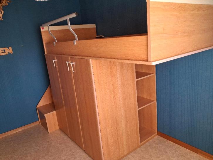 Volledige slaapkamer 1 persoon, Kinderen en Baby's, Kinderkamer | Complete kinderkamers, Zo goed als nieuw, Jongetje of Meisje