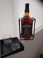 Jack Daniels fles 3 liters op staander die kan kantelen, Ophalen of Verzenden, Zo goed als nieuw