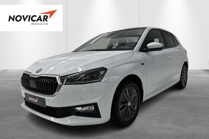 Skoda Fabia 1.0 TSI 85kW DSG7 Selection GLAZEN DAK, Auto's, Skoda, Te koop, Fabia, Airconditioning, Bluetooth, Climate control