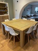 8 witte scandinavische stoelen, weg wegens verhuis, Huis en Inrichting, Stoelen, Ophalen, Gebruikt
