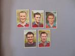1952 Club Luik voetbal chromos prentjes x5, Verzenden, Zo goed als nieuw, Poster, Plaatje of Sticker