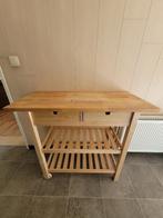 Keuken bijzettafel IKEA, Huis en Inrichting, Ophalen, Zo goed als nieuw, Rechthoekig