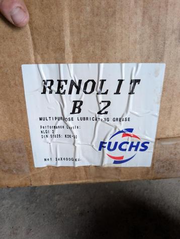 Multifunctioneel vet Renolit B2 – 18x 1 Kg beschikbaar voor biedingen