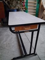 Vintage schoolbureau met lades, Ophalen