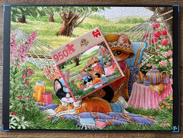 Jumbo puzzel “Molly in the hammock” 950 stukjes beschikbaar voor biedingen