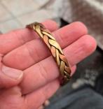 Antieke bronzen/ koperen gevlochten armband, Ophalen of Verzenden, Zo goed als nieuw