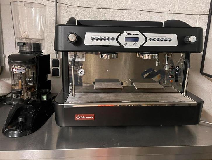 Machine à café : DIAMOND AROMA/2EB + moulin à café, Articles professionnels, Horeca | Food, Boulangerie et Pâtisserie, Enlèvement