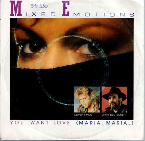 vinyl  7"   -   Mixed Emotions – You Want Love (Maria, Maria, Cd's en Dvd's, Vinyl | Overige Vinyl, Overige formaten, Ophalen of Verzenden