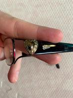 GUCCI - Blue/Brown Gold Heart Leesbril (+1,50 glazen), Handtassen en Accessoires, Zonnebrillen en Brillen | Dames, Gebruikt, Ophalen of Verzenden