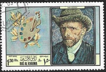 1 Postzegel Ras al-Khaimah 1969 Persoonlijkheden beschikbaar voor biedingen