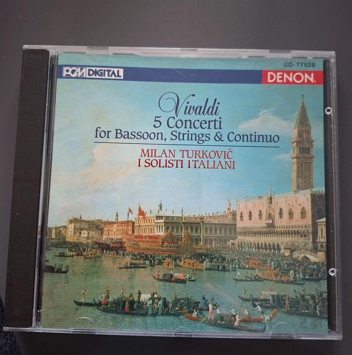 CD. Vivaldi. 5 concerts. (Denon, I Solisti Italiani)., CD & DVD, CD | Classique, Enlèvement ou Envoi