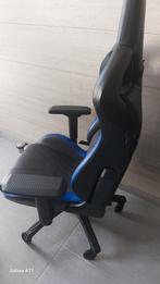 Gratis gaming stoel, Huis en Inrichting, Bureaustoelen, Ophalen, Blauw, Zo goed als nieuw, Gaming bureaustoel