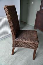 Eetkamerstoelen Rotan/Teak, Ophalen