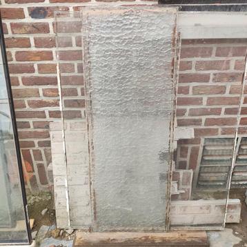 Enkel glas figuurglas 110x41cm (2st) beschikbaar voor biedingen