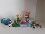 PLaymobil ijssalon en auto, Ophalen of Verzenden, Zo goed als nieuw, Complete set