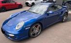 PRACHTIGE PORSCHE 911 997 3.6 TURBO 2007, Auto's, Porsche, Zwart, Blauw, Handgeschakeld, Particulier