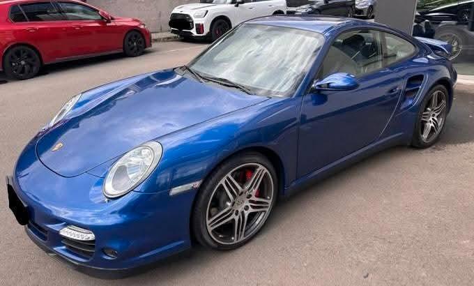 PRACHTIGE PORSCHE 911 997 3.6 TURBO 2007, Auto's, Porsche, Particulier, Benzine, Coupé, Handgeschakeld, Blauw, Zwart, Onderhoudsboekje