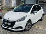 Peugeot 208 2018 1.2 APPLE CARPLAY AIRCO panoramadak, Stof, Euro 6, Wit, Bedrijf