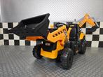 Kindertractor JCB - soft start - graafmachine - met RC, Ophalen of Verzenden, Nieuw, Afstandsbediening