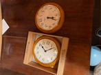 Lot de 2 horloges murales Westclox, Ophalen of Verzenden, Gebruikt, Analoog, Wandklok