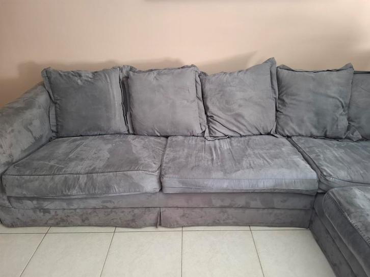 Canape d angle d Occasion  anthracite, Maison & Meubles, Canapés | Coins salons complets, Enlèvement